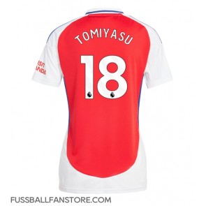 Arsenal Takehiro Tomiyasu #18 Replik Heimtrikot Damen 2024-25 Kurzarm